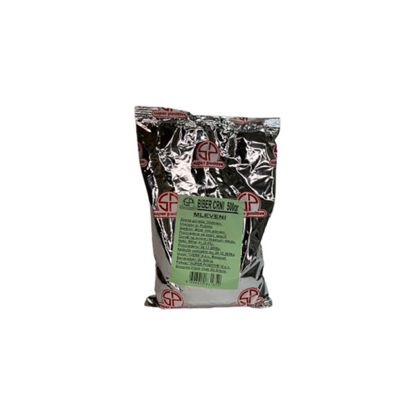 BIBER CRNI MLEVENI 500GR