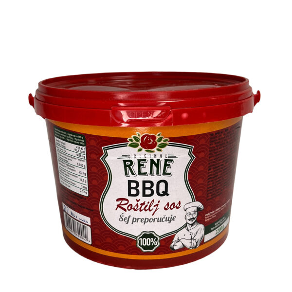 SOS BARBECUE ROSTILJ 2,2KG RENE